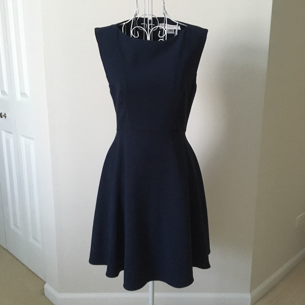 French Connection Classic Navy Sleeveless Dress